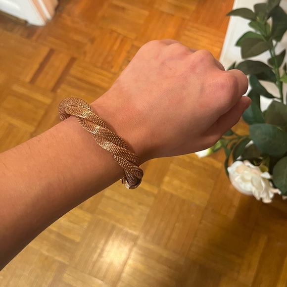 Rose Gold Coil Bracelet - Picture 3 of 4